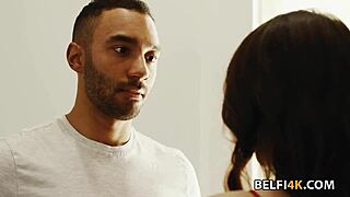 My Apartment Owner Obsessed with My Dick, Riding and Sucking with Big Tits.