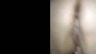 Amateur wife shows gaping pussy in homemade creampie scenes