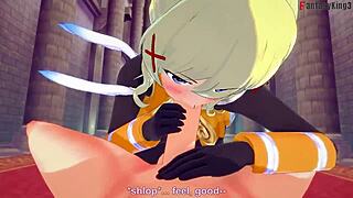 lalatina dustiness darkness gives pov dick sucking and titjob in sheer fantasy