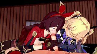 I Fantasize About Two Archer Girls In Genshin Impact Hentai