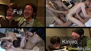 asian men in a group japanese setting engage casually