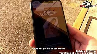 Hey, German agent picks up Spanish Latina for holiday sex date! 😉