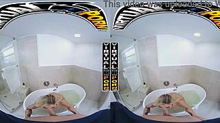 does blonde pawg kali roses win in this virtual porn vr scene?