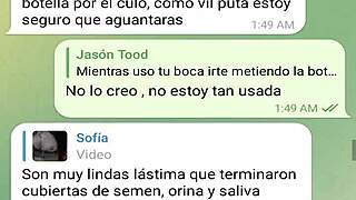 LINDA FLASHES SMALL TITS IN WEB CHAT!