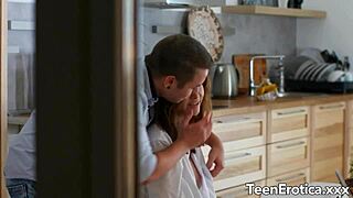 Teen Gisha Pauses Reading for Deep Anal Action.