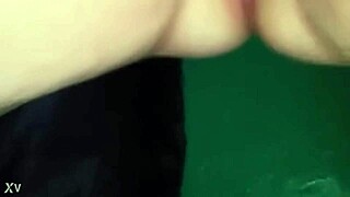 My expissing on my hard cock in couple pussy play