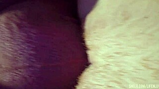 Bent over pussy fuck with ass play