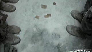 Army men hazing with nude showering and gay fucking