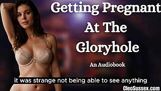 New girl seeks pregnancy through wild gloryhole gangbang