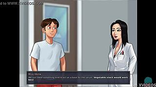 Summertime Saga 31 • Busty Blonde Roxxy in the Shower Roleplay