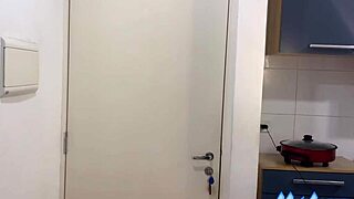 skinny brazilian cousin caught in shower by muscular bodybuilder cousin, leads to passionate interracial sex