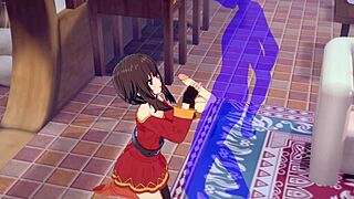 Megumin gets hard fucked in Konosuba