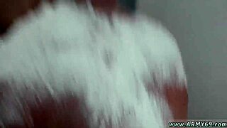 Army men hazing with nude showering and gay fucking