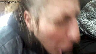 Hooker Sucks Cock in Deepthroat Blowjob