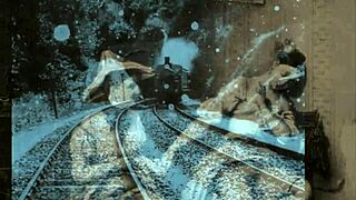 Detailed vintage erotic drawings from antique anime collections