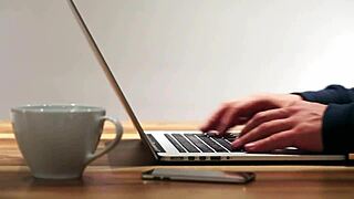 passionate whore in stockings pleases client in office