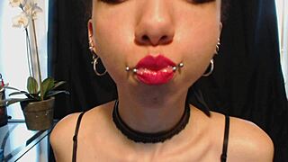 Watch me put on lipstick and drool all over