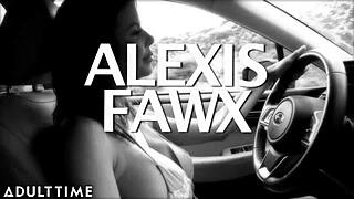 Hey, check out Alexis Fawx turning a roadside fantasy into a wild titty fuck with cum all over her big tits