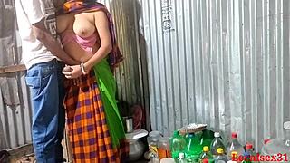 indian wife bent over for first time doggystyle