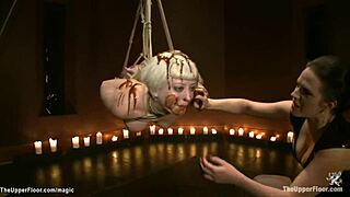 Bound Slave Feels Intense Pleasure