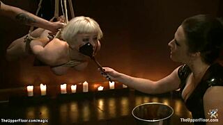 Bound Slave Feels Intense Pleasure