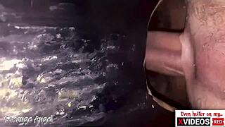 Hot Double Creampie At Gloryhole.