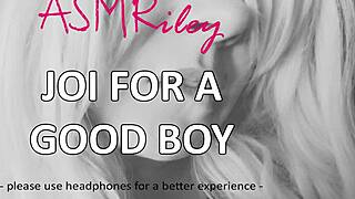 Eroticaudio presents gentle instructions for a good boy's personal exploration with AsmrRiley.