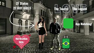 Tourist Hits Brazil’s Capital and Bangs a Sexy Short-Haired Latina