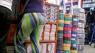 tremendous ass on display in voyeur scene