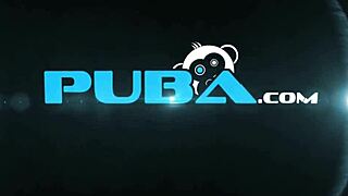 Blonde maid Lolly works in the kitchen