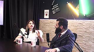 Lady Snow and Lord Kenobi in Sheer Red Lingerie