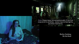 Why play Dead Space naked with big tits?