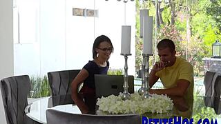 Teen babe's tight ass fucked with buttplug toys