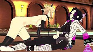 Toga Shinobu futanari hentai has sex, blowjob, handjob, horny cumshot