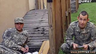 Naked gay boy performs blowjob sex