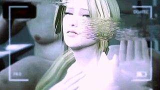 hot blonde babe gets creampie in group hentai sex