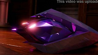 Kaisa, the cartoon babe with big ass, gets banged by huge cocks in gangbang