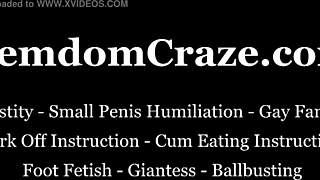 Femdom BDSM with a fat slave