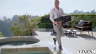 Vixen Alina, the drama queen, craves intense make-up sex with spooning