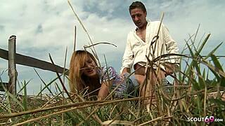 monster cock stretches tiny 18+ farm girl norah’s asshole. steve holmes dominates!