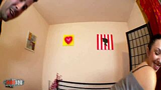 I watch Pamela Sanchez get her hairy pussy fucked hard