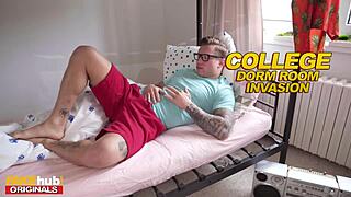 college room invaded by hot big ass babe