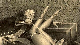 Vintage erotic drawings collection