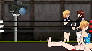 Torço pela Nina contra a Karin na Luta Princesa do Ringue