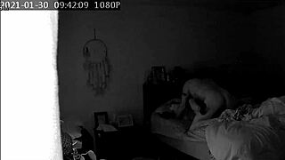 Amateurs have sex in homemade early morning video