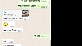 my girlfriend gets very excited during our web chat, part 4