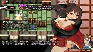 Kunoichi peony gameplay with groping
