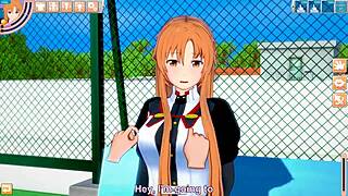Hentai Game Koikatu Features Asuna Sao In Intense Action