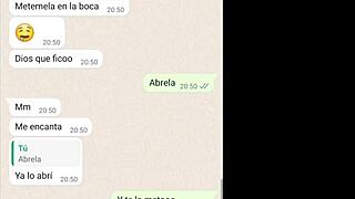 my girlfriend gets very excited during our web chat, part 4