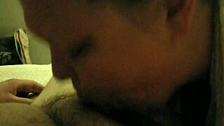 Wife Sucking and Gagging Hard on My Thick Cock